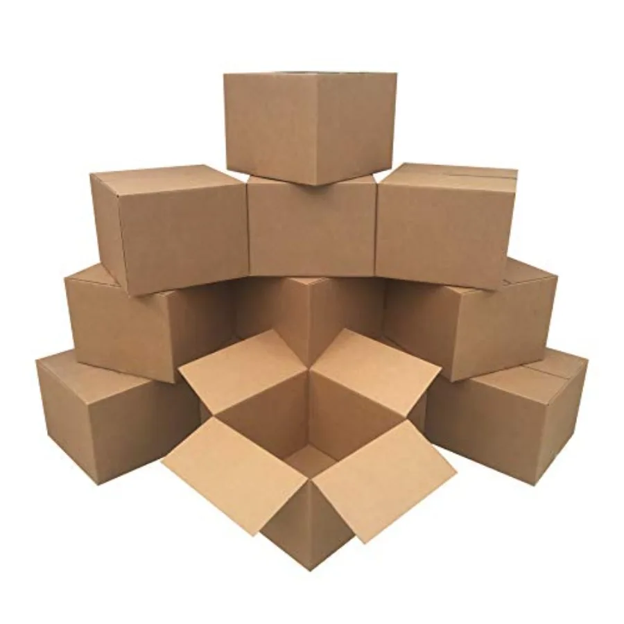 Cardboard Moving Boxes for Packing and Shipping Large Size 20" x 20" x 15" Brown 12-Pack
Cardboard Moving Boxes for Packing and Shipping Large Size 20" x 20" x 15" Brown 12-Pack