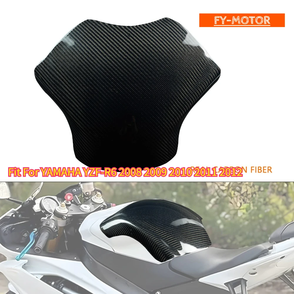 For Yamaha YZF-R6 2008-2012 Carbon Fiber Fuel Tank Cover Protector, Motorcycle Gas Tank Guard
For Yamaha YZF-R6 2008-2012 Carbon Fiber Fuel Tank Cover Protector, Motorcycle Gas Tank Guard