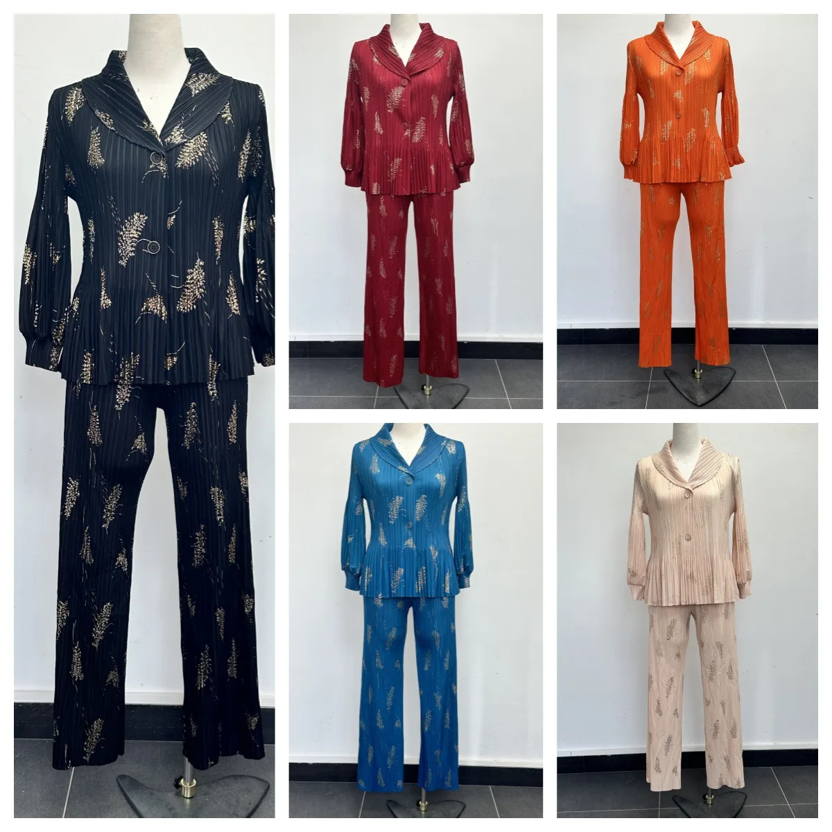 Miyake Folds 2025 New Loose Women's Fashion Casual Suit Temperament Small Suit Loose Two-piece Set
Miyake Folds 2025 New Loose Women's Fashion Casual Suit Temperament Small Suit Loose Two-piece Set