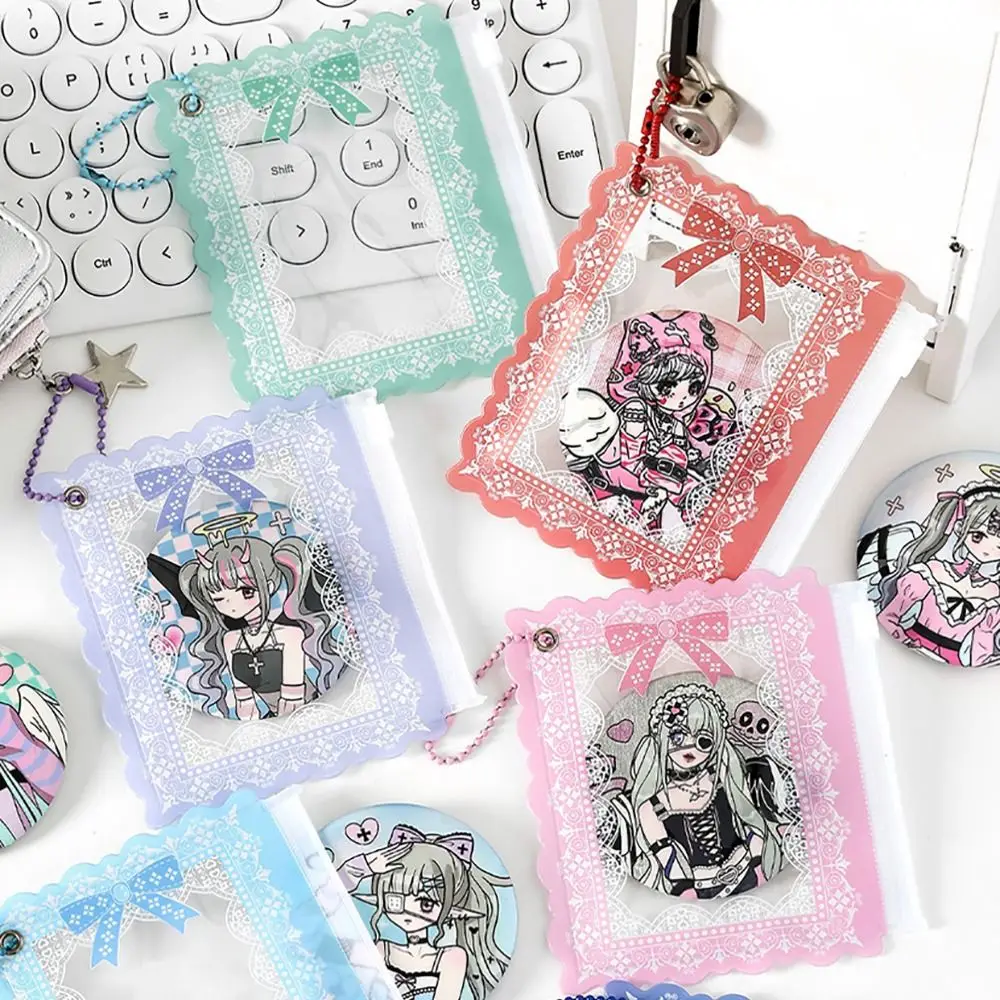 Kawaii PVC Storage Bag Cartoon Mini Badge Display Pendant Anti-bar Storage Keychain
Kawaii PVC Storage Bag Cartoon Mini Badge Display Pendant Anti-bar Storage Keychain