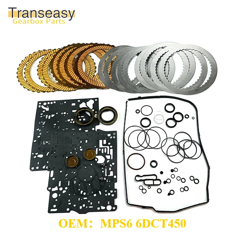 MPS6 6DCT450 New 6 Speed DSG Auto Transmission Master Rebuild Kit Fits For Ford Mondeo Focus
MPS6 6DCT450 New 6 Speed DSG Auto Transmission Master Rebuild Kit Fits For Ford Mondeo Focus
