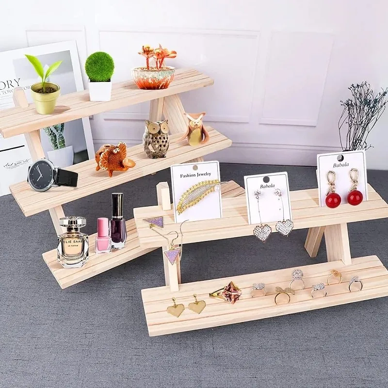 2-5 Layer Bracket Wooden Jewelry Earrings Display Stand Makeup Mini Figures Organizer Display Stand Column
2-5 Layer Bracket Wooden Jewelry Earrings Display Stand Makeup Mini Figures Organizer Display Stand Column