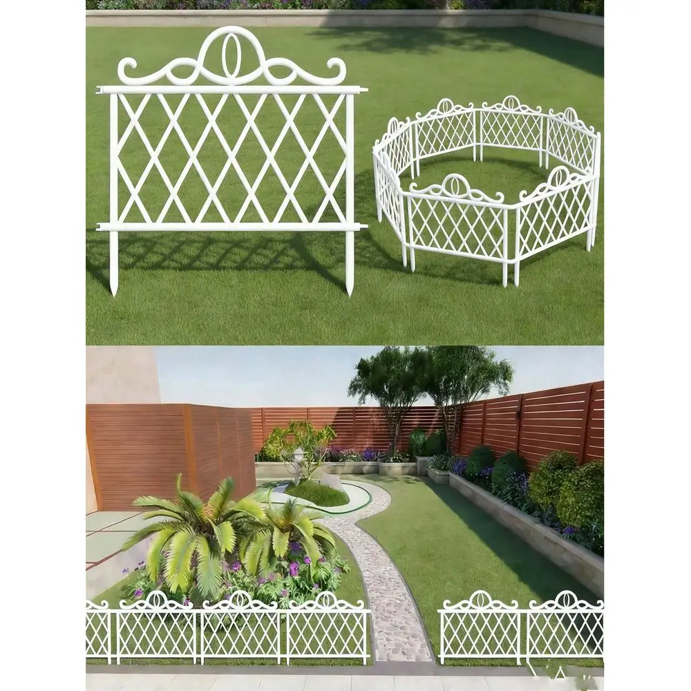 10 Plastic Decorative Garden Boundary Fence, Removable Outdoor Patio Plant Fence, Lawn Edge Barrier Weatherproof Outdoor Privac
10 Plastic Decorative Garden Boundary Fence, Removable Outdoor Patio Plant Fence, Lawn Edge Barrier Weatherproof Outdoor Privac