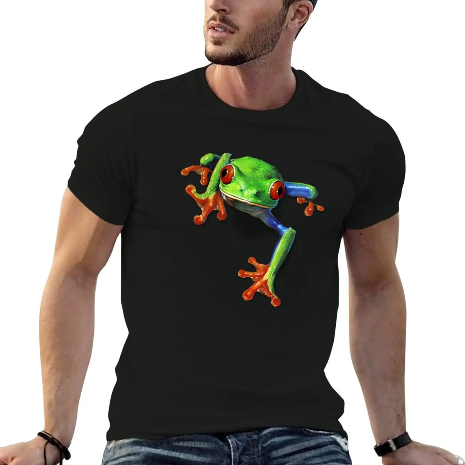 Tree Frog Portrait T-Shirt man t shirt cotton t shirts for man slim fit t shirt custom print T-shirt
Tree Frog Portrait T-Shirt man t shirt cotton t shirts for man slim fit t shirt custom print T-shirt