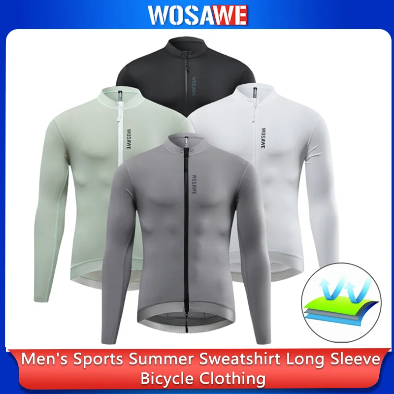 WOSAWE Men Cycling Jersey MTB Summer Maillot Bike Shirt Women Downhill Jersey High Quality Pro Team Long Sleeve Bicycle Clothing
WOSAWE Men Cycling Jersey MTB Summer Maillot Bike Shirt Women Downhill Jersey High Quality Pro Team Long Sleeve Bicycle Clothing
