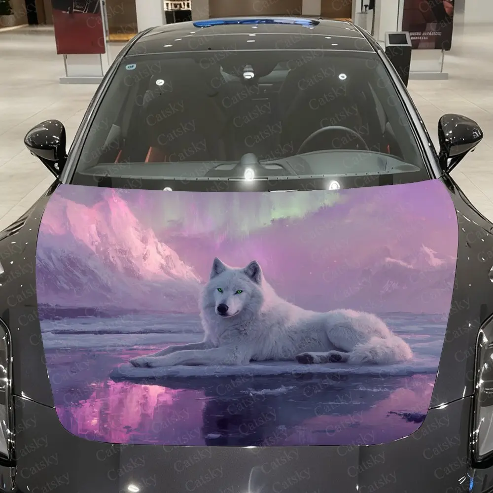Aurora Ice Wolf Car Film Sticker, PVC Waterproof Car Cover Self-adhesive Scratch Resistant Sticker, Suitable For Engine Hood Dec
Aurora Ice Wolf Car Film Sticker, PVC Waterproof Car Cover Self-adhesive Scratch Resistant Sticker, Suitable For Engine Hood Dec