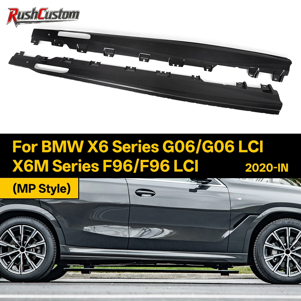 Real Dry Carbon Fiber Side Skirts for BMW X6 Series G06/G06 LCI X6M Series F96/F96 LCI MP Style 2020-IN 2Pcs/Set
Real Dry Carbon Fiber Side Skirts for BMW X6 Series G06/G06 LCI X6M Series F96/F96 LCI MP Style 2020-IN 2Pcs/Set
