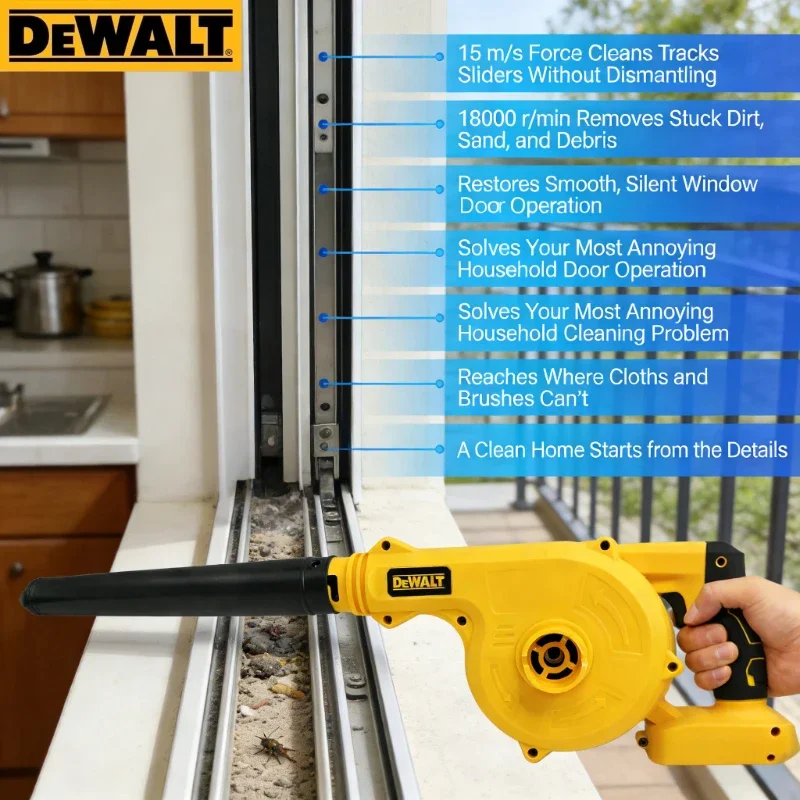 Dewalt Ultimate Yard Cleaning Tool! 2-in-1 Cordless Leaf Blower & Vacuum, Wireless Design Compatible with Dewalt Batteries
Dewalt Ultimate Yard Cleaning Tool! 2-in-1 Cordless Leaf Blower & Vacuum, Wireless Design Compatible with Dewalt Batteries