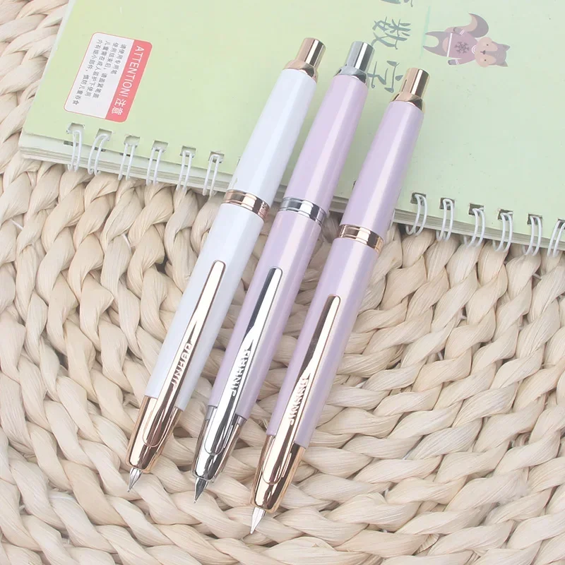Jinhao 10 Click Retractable Dual-Tone Pink Gold/Silver EF/F Nib Premium Writing Gift for Office/School Business Stationery
Jinhao 10 Click Retractable Dual-Tone Pink Gold/Silver EF/F Nib Premium Writing Gift for Office/School Business Stationery