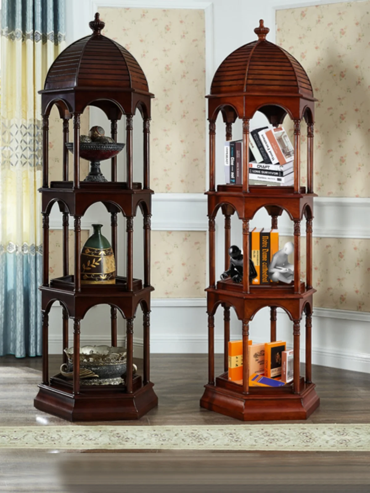 American Bird Cage Shelf Floor Living Room Solid Wood Antique Shelf Antique Shelf Creative
American Bird Cage Shelf Floor Living Room Solid Wood Antique Shelf Antique Shelf Creative
