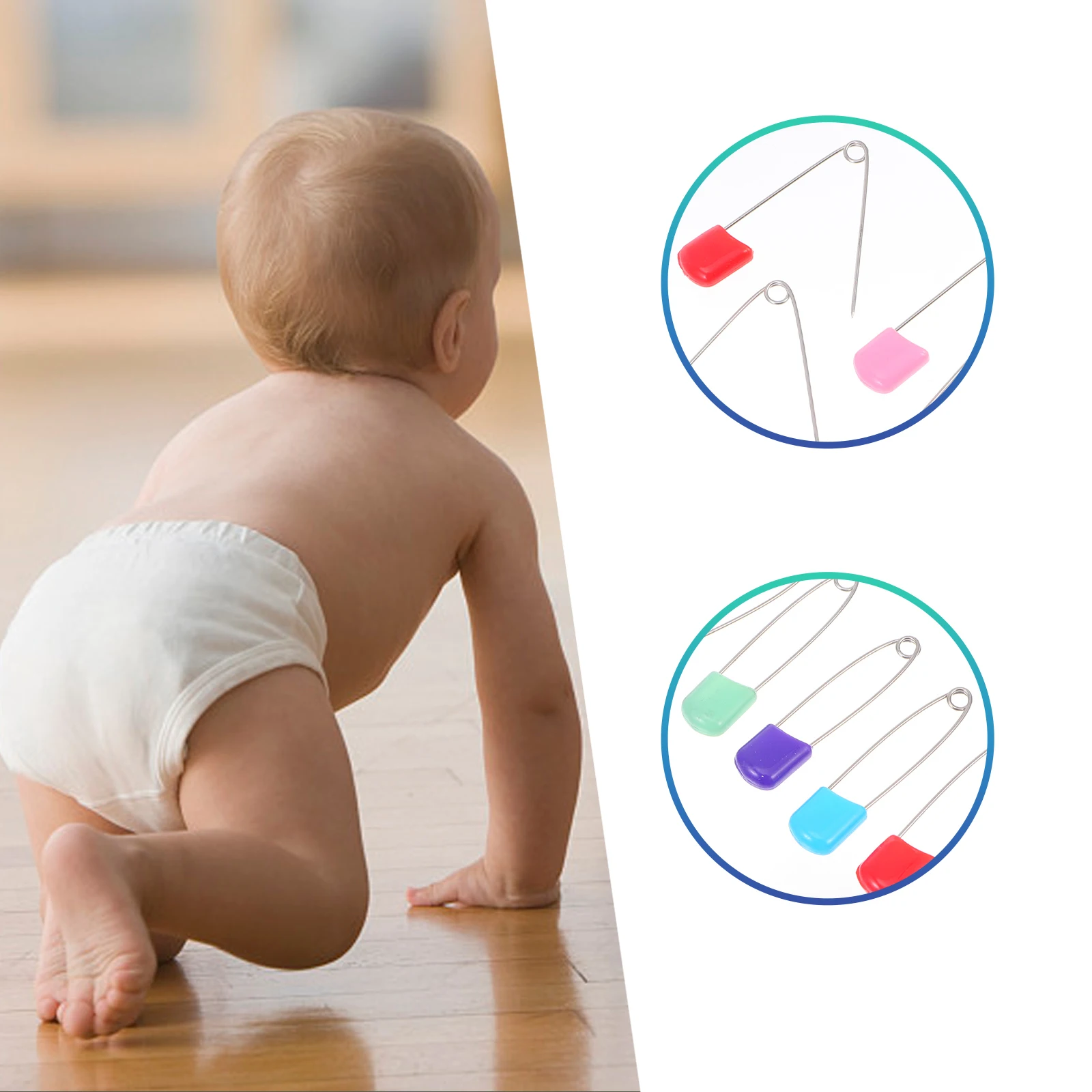 100pcs Pins Baby Nappy Infant Nappy Brooch Brooch Diapers Kids Newborn Stainless Steel Durable Craft Sewing Accessories
100pcs Pins Baby Nappy Infant Nappy Brooch Brooch Diapers Kids Newborn Stainless Steel Durable Craft Sewing Accessories