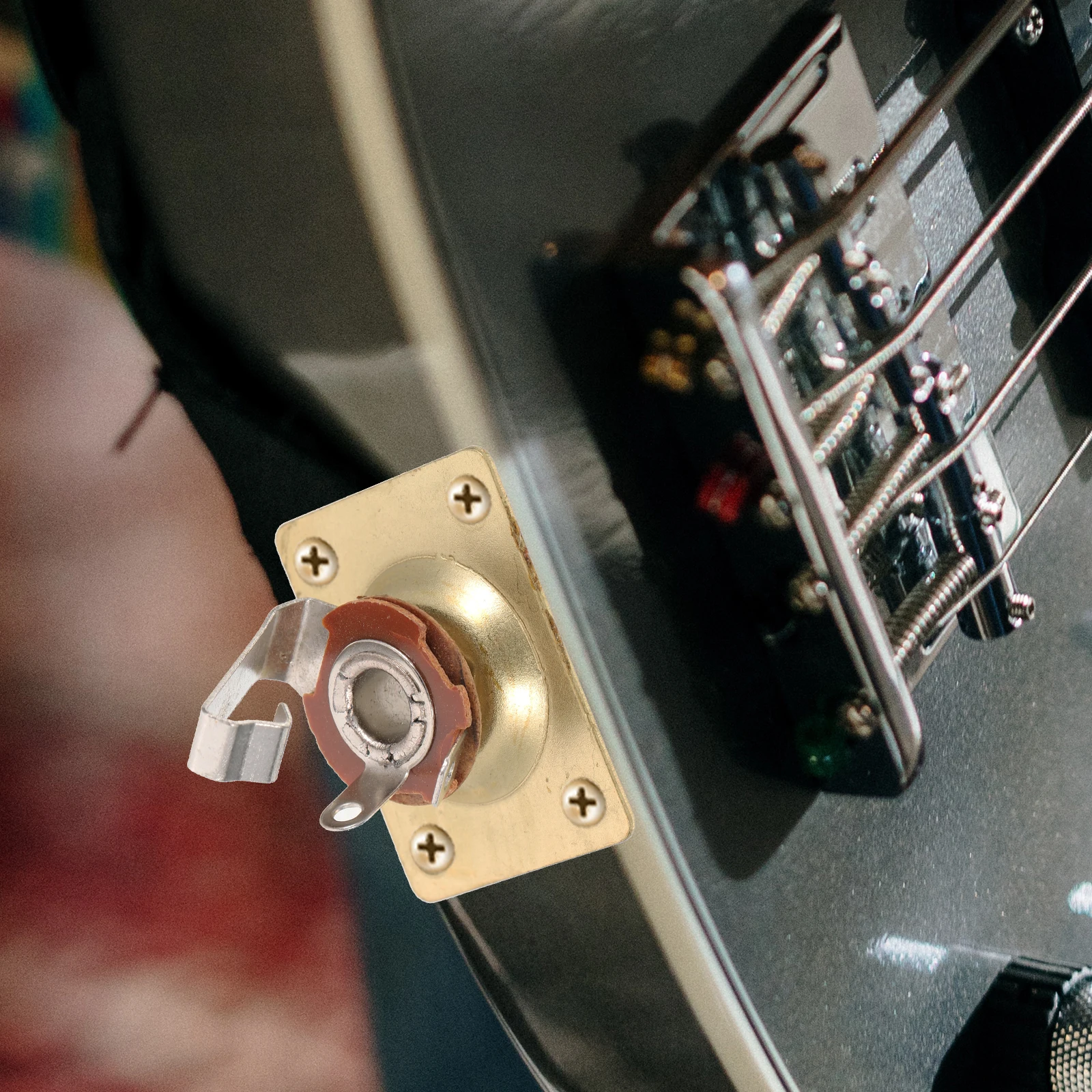 Socket Cover Plate Jack Output Guitar Input for Electric Stereo Parts Guitars End Pin Plug
Socket Cover Plate Jack Output Guitar Input for Electric Stereo Parts Guitars End Pin Plug