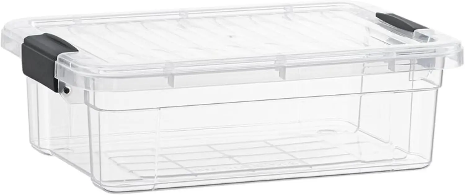 Clear Storage Box with Lid, 13.7 Quart Plastic Container Bins for Organizing, Stackable Crates, BPA Free, Non Toxic, Odor
Clear Storage Box with Lid, 13.7 Quart Plastic Container Bins for Organizing, Stackable Crates, BPA Free, Non Toxic, Odor