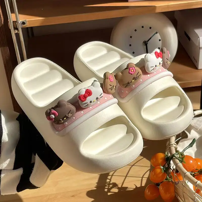 really picture drop shipping grils slipper 2025 new summer hello kitty popular soft bottom white black fashion slipper for women
really picture drop shipping grils slipper 2025 new summer hello kitty popular soft bottom white black fashion slipper for women