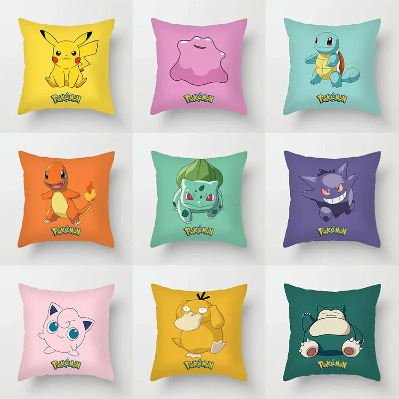 Pokemon Pikachu Cartoon Sofa Pillow Case Anime Characters Printed Squirtle Gengar Flanged Cloth Pillow Case Home Plush Cover
Pokemon Pikachu Cartoon Sofa Pillow Case Anime Characters Printed Squirtle Gengar Flanged Cloth Pillow Case Home Plush Cover
