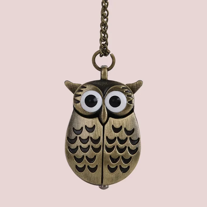 Lovely Night Owl Shape Pocket Watches Quality Retro Bronze Design Quartz Watch 2016 Hot Sell Chin Gift Watches
Lovely Night Owl Shape Pocket Watches Quality Retro Bronze Design Quartz Watch 2016 Hot Sell Chin Gift Watches