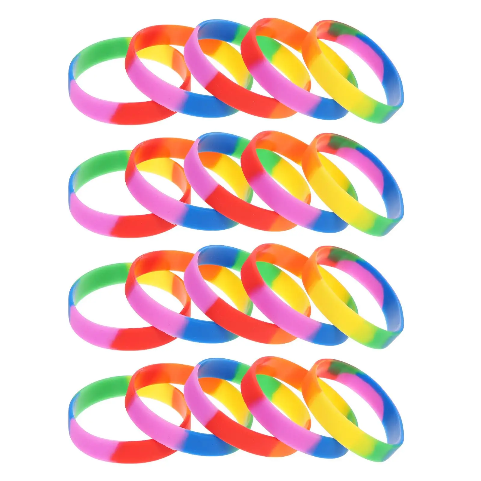 20 Pcs Wristbands Bracelets Colorful for Events Parties Blank Decorations Colored Rainbow Unisex Stylish Fashion
20 Pcs Wristbands Bracelets Colorful for Events Parties Blank Decorations Colored Rainbow Unisex Stylish Fashion