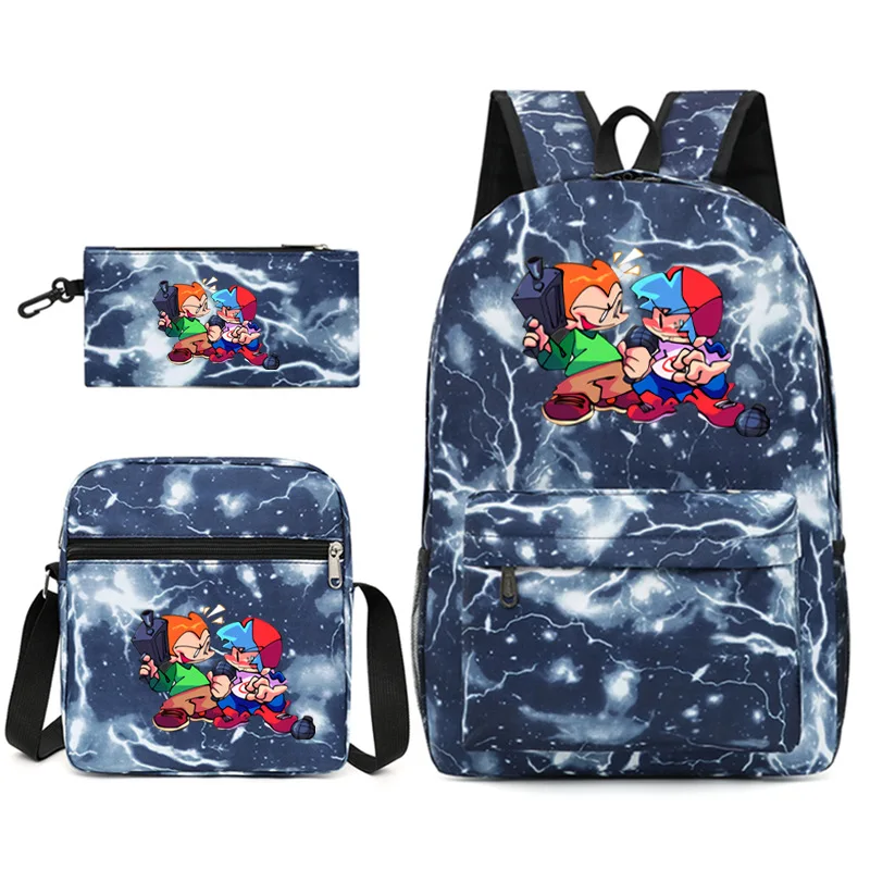 Popular Trendy Friday Night Funkin Print 3pcs/Set pupil School Bags Laptop Daypack Backpack Inclined shoulder bag Pencil Case
Popular Trendy Friday Night Funkin Print 3pcs/Set pupil School Bags Laptop Daypack Backpack Inclined shoulder bag Pencil Case