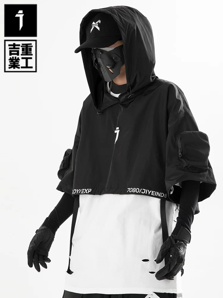 Women Crop Top Jacket Hoodies Summer Functional Style Hooded Shawl Short Jacket For Men And Women, Loose And Casual Multi Pocket
Women Crop Top Jacket Hoodies Summer Functional Style Hooded Shawl Short Jacket For Men And Women, Loose And Casual Multi Pocket