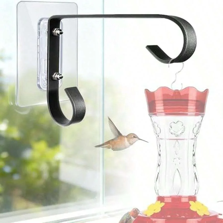 Bird Feeder Hanger Window Mount: Metal Hanging Bird Feeder 6Inch - Geometric Window Hummingbird Feeder - For Outside Decorative
Bird Feeder Hanger Window Mount: Metal Hanging Bird Feeder 6Inch - Geometric Window Hummingbird Feeder - For Outside Decorative