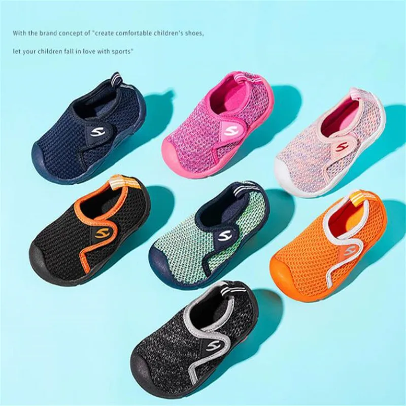 Kids Shoes Mesh Breathable Boy Girl Casual Sneakers TPR Soft Bottom Non-slip Children Outdoor Running Booties Activity Supplies
Kids Shoes Mesh Breathable Boy Girl Casual Sneakers TPR Soft Bottom Non-slip Children Outdoor Running Booties Activity Supplies