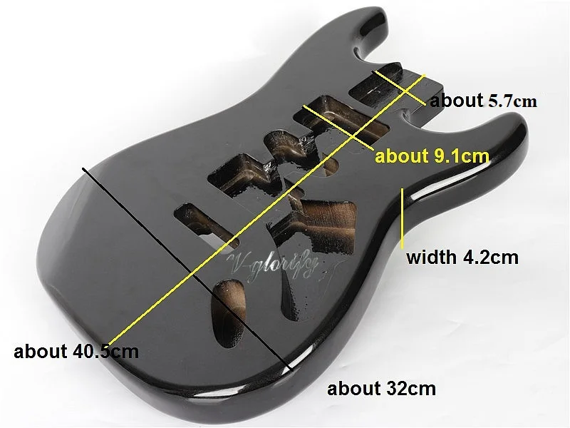 FY Electric Guitar Barrel Body, Double Shake Body Black ST Electric Guitar Black Guitar Body
FY Electric Guitar Barrel Body, Double Shake Body Black ST Electric Guitar Black Guitar Body