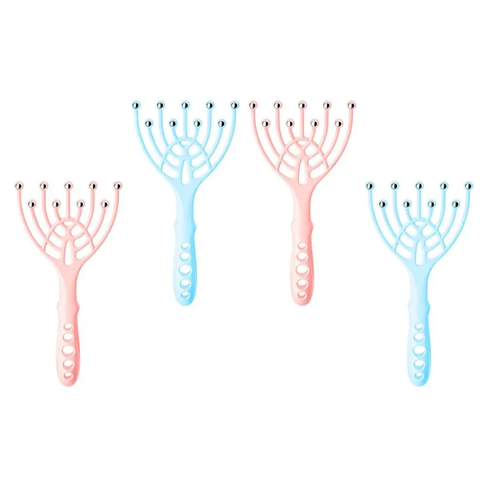 4 Pcs Head Massager Claw 9 Prongs Scalp Massage Handheld Steel Balls Safe Comfortable Family Travel Outdoor
4 Pcs Head Massager Claw 9 Prongs Scalp Massage Handheld Steel Balls Safe Comfortable Family Travel Outdoor