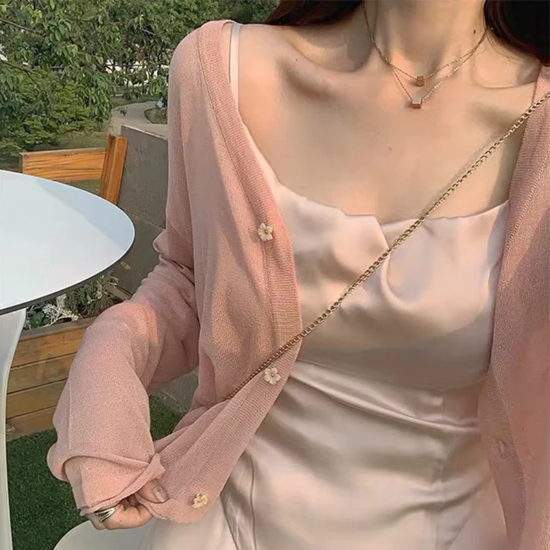 Ice Silk Women's Long Sleeve Sun Protection Clothing 2026 New Summer Shawl Outer Knitted Cardigan Versatile Short Jacket Spri...
Ice Silk Women's Long Sleeve Sun Protection Clothing 2026 New Summer Shawl Outer Knitted Cardigan Versatile Short Jacket Spri...