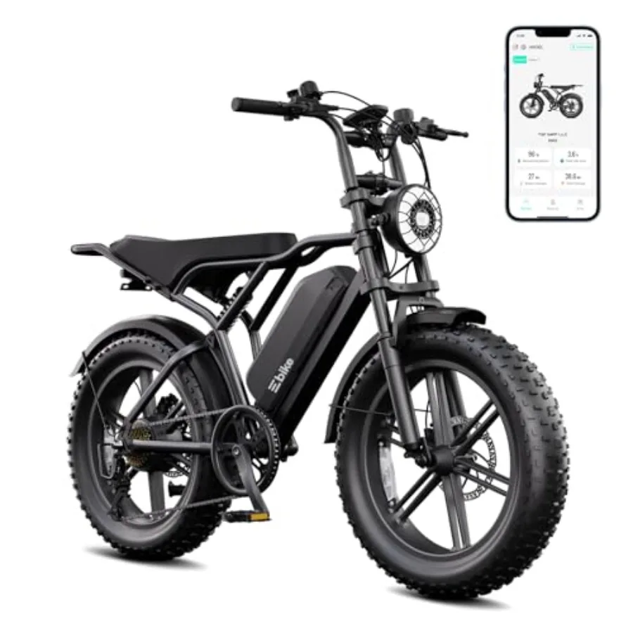 Electric dirt bike for adults: 1500W peak motor 28 MPH 60/100 miles range fat tires 48V 15Ah/25Ah removable battery full suspen
Electric dirt bike for adults: 1500W peak motor 28 MPH 60/100 miles range fat tires 48V 15Ah/25Ah removable battery full suspen