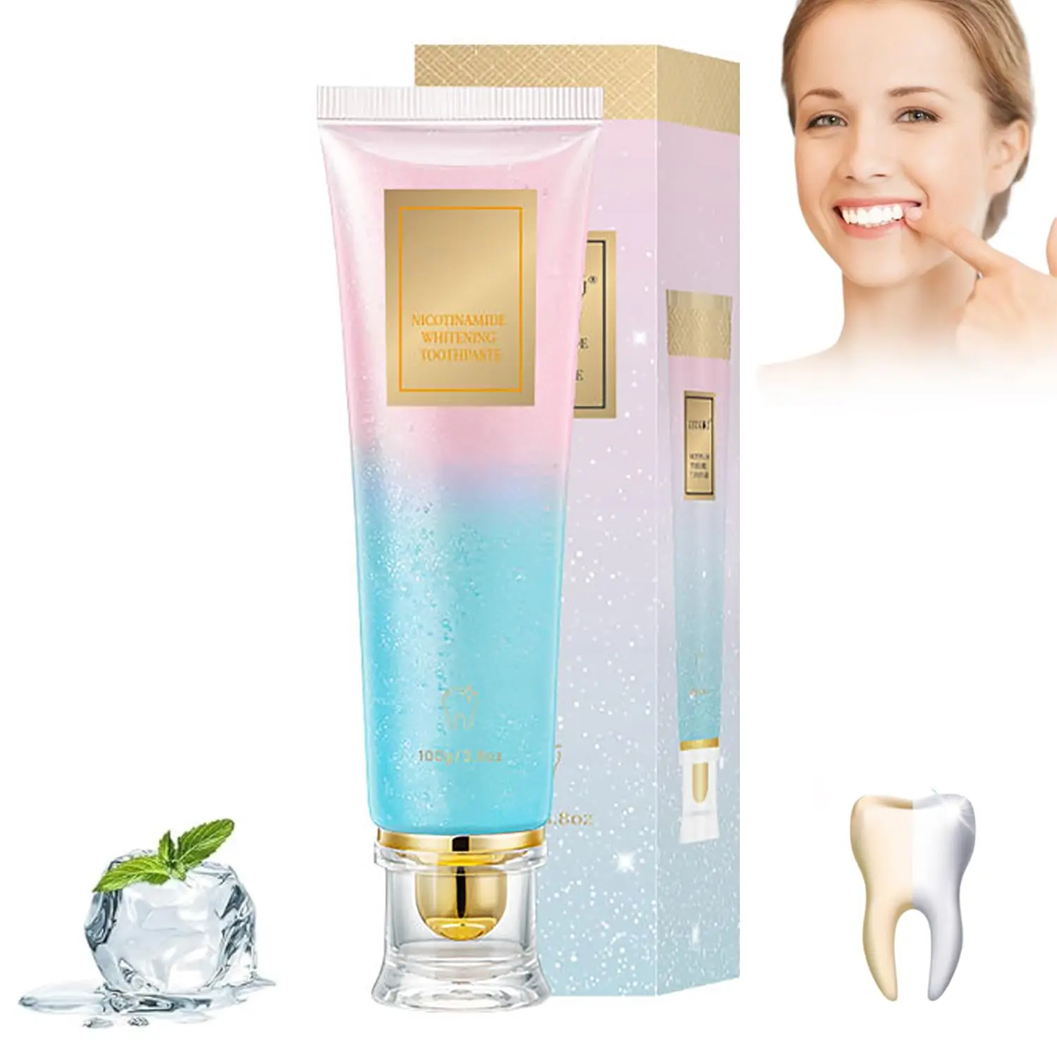 Niacinamide Toothpaste,Niacinamide Intensive Toothpaste,Fresh Breath Toothpastes, Remove Tooth Stains
Niacinamide Toothpaste,Niacinamide Intensive Toothpaste,Fresh Breath Toothpastes, Remove Tooth Stains