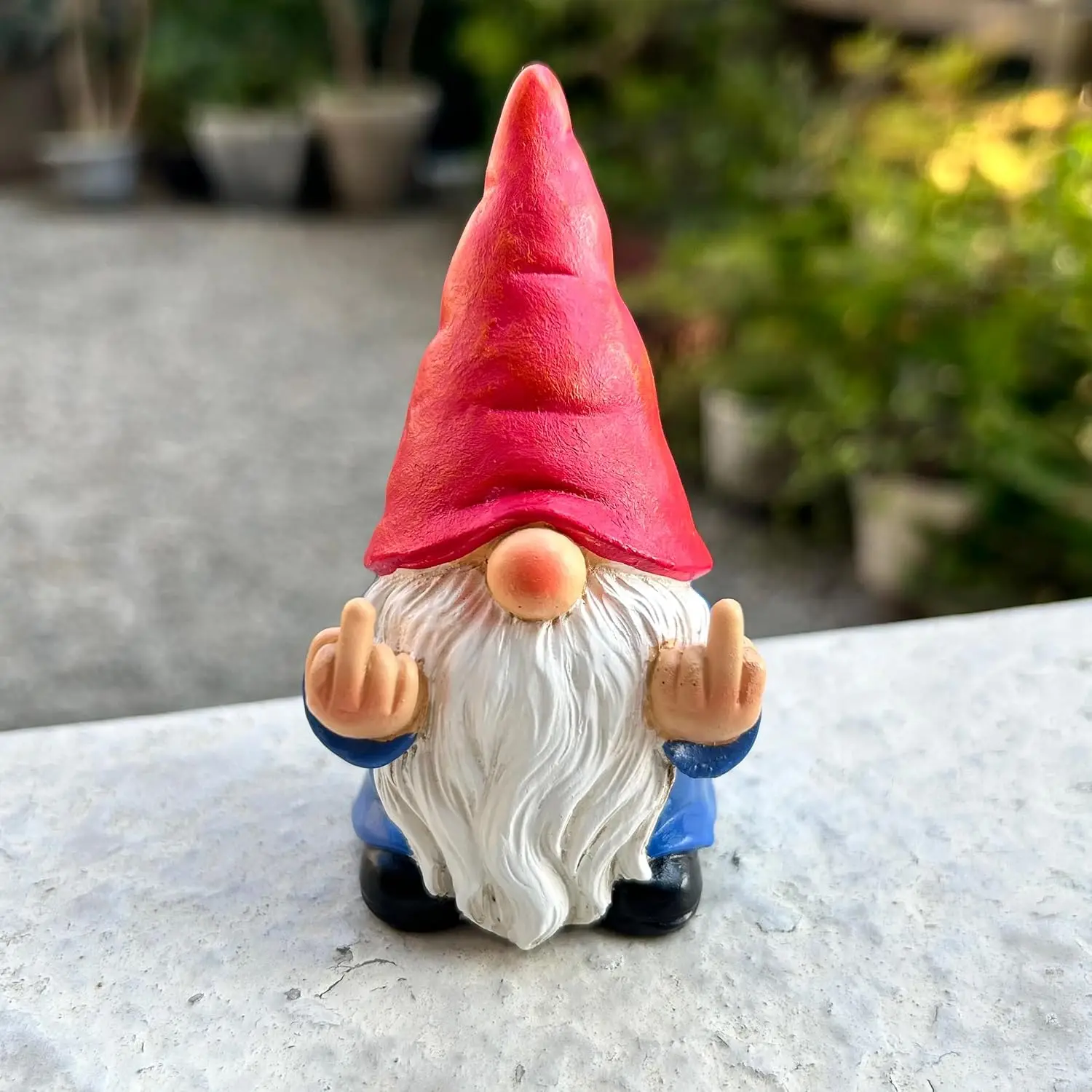 Fun Double Middle Finger Dwarf Gnomes Resin Statues Outdoor Courtyard Lawn Decoration Home Decor Resin Crafts Garden Landscape
Fun Double Middle Finger Dwarf Gnomes Resin Statues Outdoor Courtyard Lawn Decoration Home Decor Resin Crafts Garden Landscape