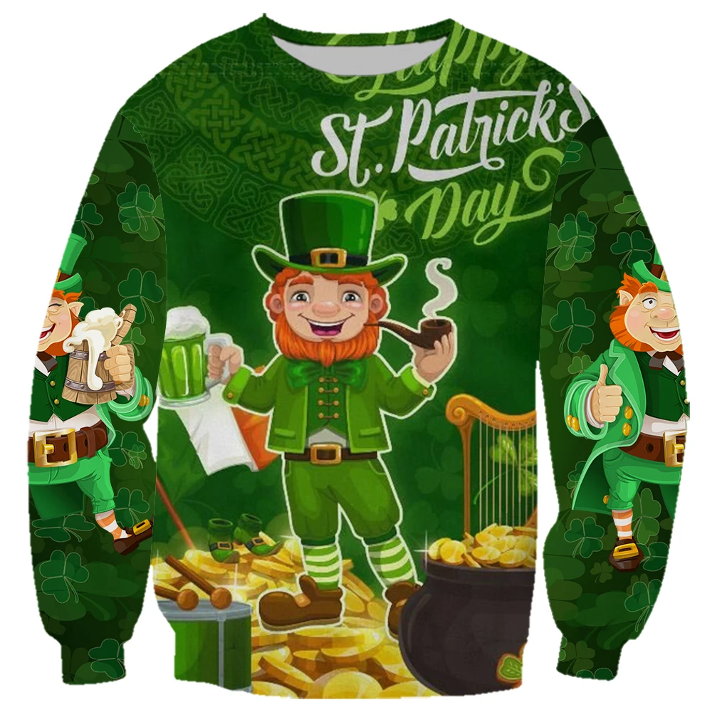 CLOOCL St. Patricks Day Sweatshirt Leprechauns Green Beer Shamrock 3D Printed Hoodies Zip Hoodie Men Women Clothing Streetwear
CLOOCL St. Patricks Day Sweatshirt Leprechauns Green Beer Shamrock 3D Printed Hoodies Zip Hoodie Men Women Clothing Streetwear