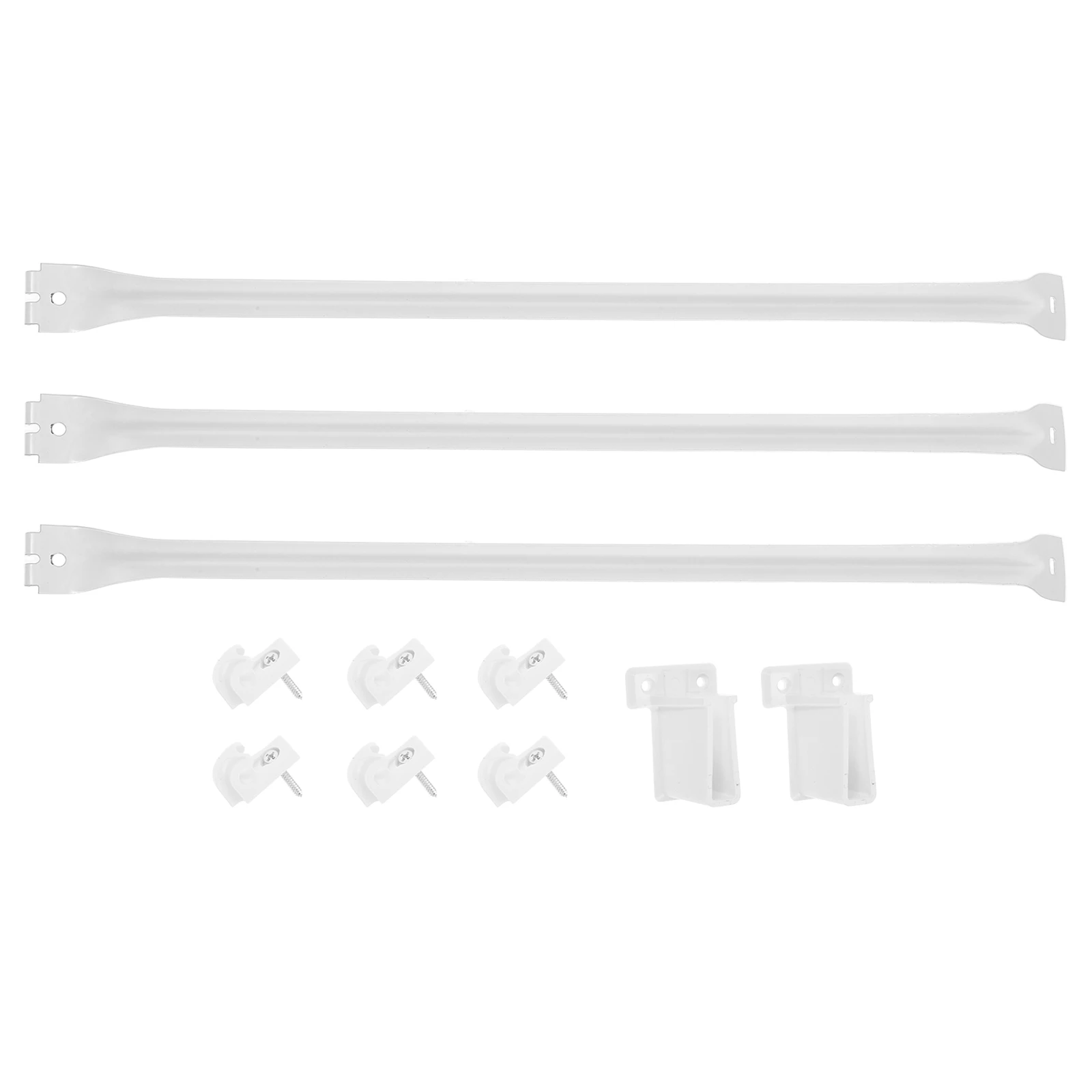 1Set Wire Shelf Brackets Set Heavy Duty Rustproof Clips for Kitchen Bathroom Closet Shelving Storage Solutions Wall Mount
1Set Wire Shelf Brackets Set Heavy Duty Rustproof Clips for Kitchen Bathroom Closet Shelving Storage Solutions Wall Mount