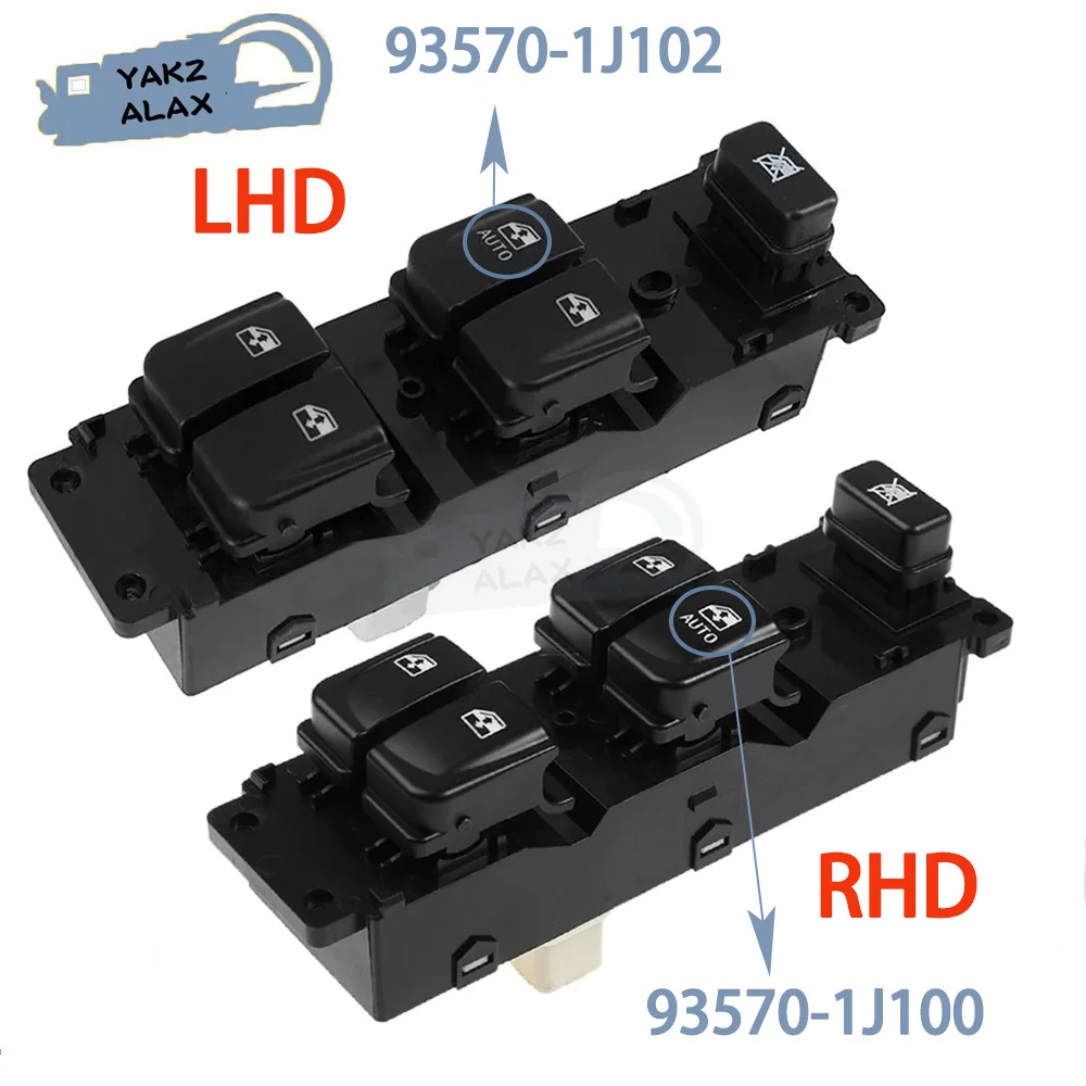 For Hyundai i20 2008 2009 2010 2011-2015 Left Right Electric Master Power Window Control Switch Button 93570-1J102 93570-1J100
For Hyundai i20 2008 2009 2010 2011-2015 Left Right Electric Master Power Window Control Switch Button 93570-1J102 93570-1J100