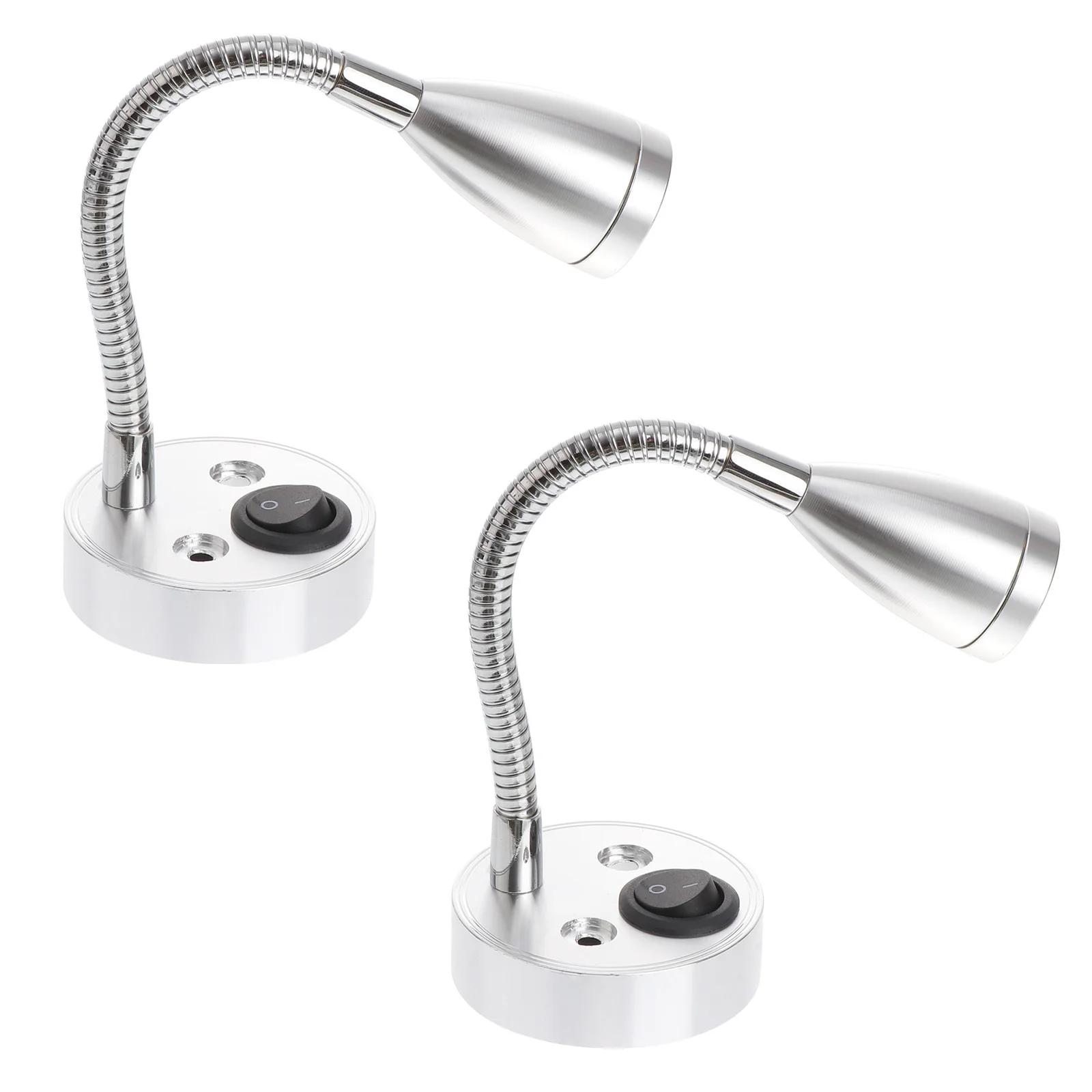 2PCS LED Reading Lamp Bedside Gooseneck Durable Aluminum Flexible Neck Comfortable Reading RV Night Light Modern Design Fits
2PCS LED Reading Lamp Bedside Gooseneck Durable Aluminum Flexible Neck Comfortable Reading RV Night Light Modern Design Fits