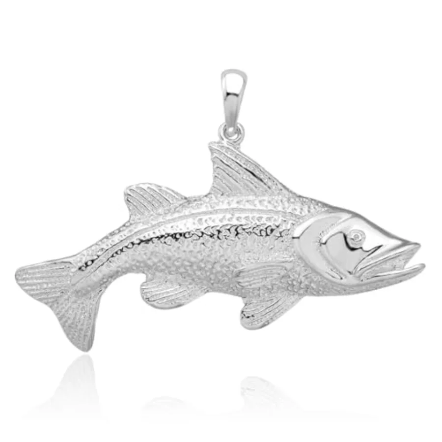 925 Sterling Silver Large Red Fish Pendant Necklace 32mm 1 1/4 inch Polished for him
925 Sterling Silver Large Red Fish Pendant Necklace 32mm 1 1/4 inch Polished for him