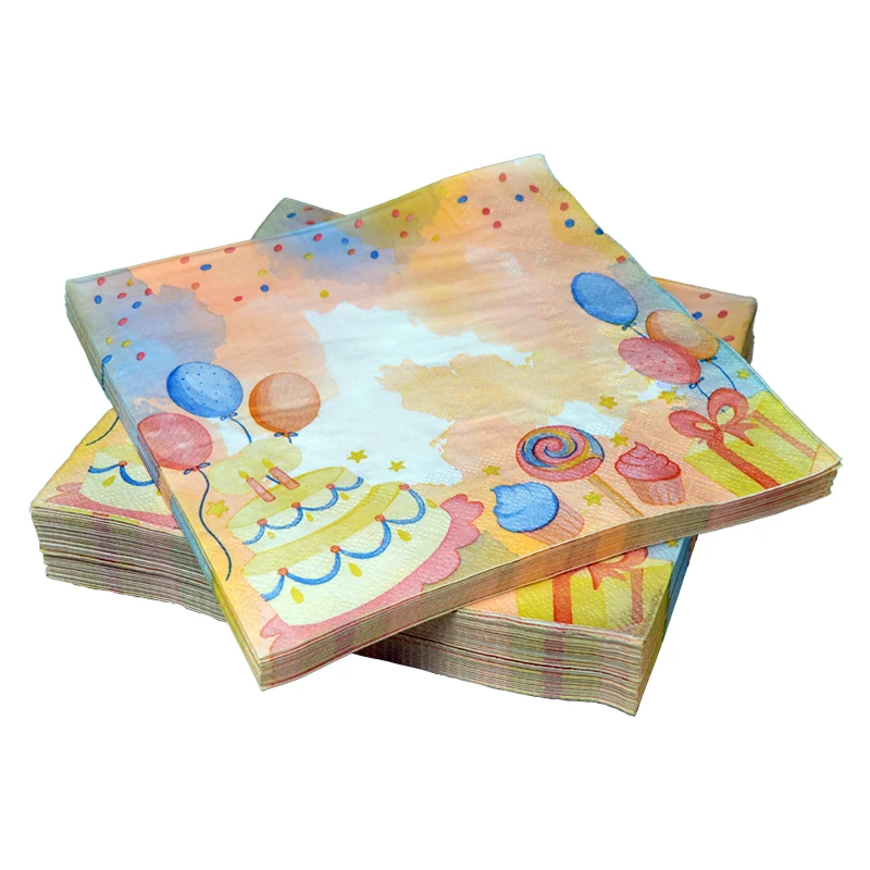 50 pieces per pack 3layers thickening colored printed paper napkins party tissues 33*33cm square disposable napkins
50 pieces per pack 3layers thickening colored printed paper napkins party tissues 33*33cm square disposable napkins