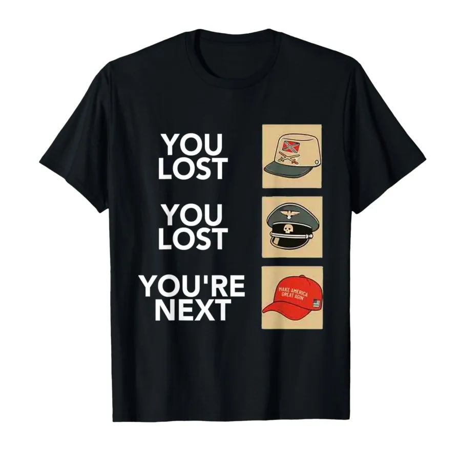 Funny You Lost You Lost You're Next Same Shit Different Hat T-shirt for Women T Shirts Short Sleeve Tops
Funny You Lost You Lost You're Next Same Shit Different Hat T-shirt for Women T Shirts Short Sleeve Tops