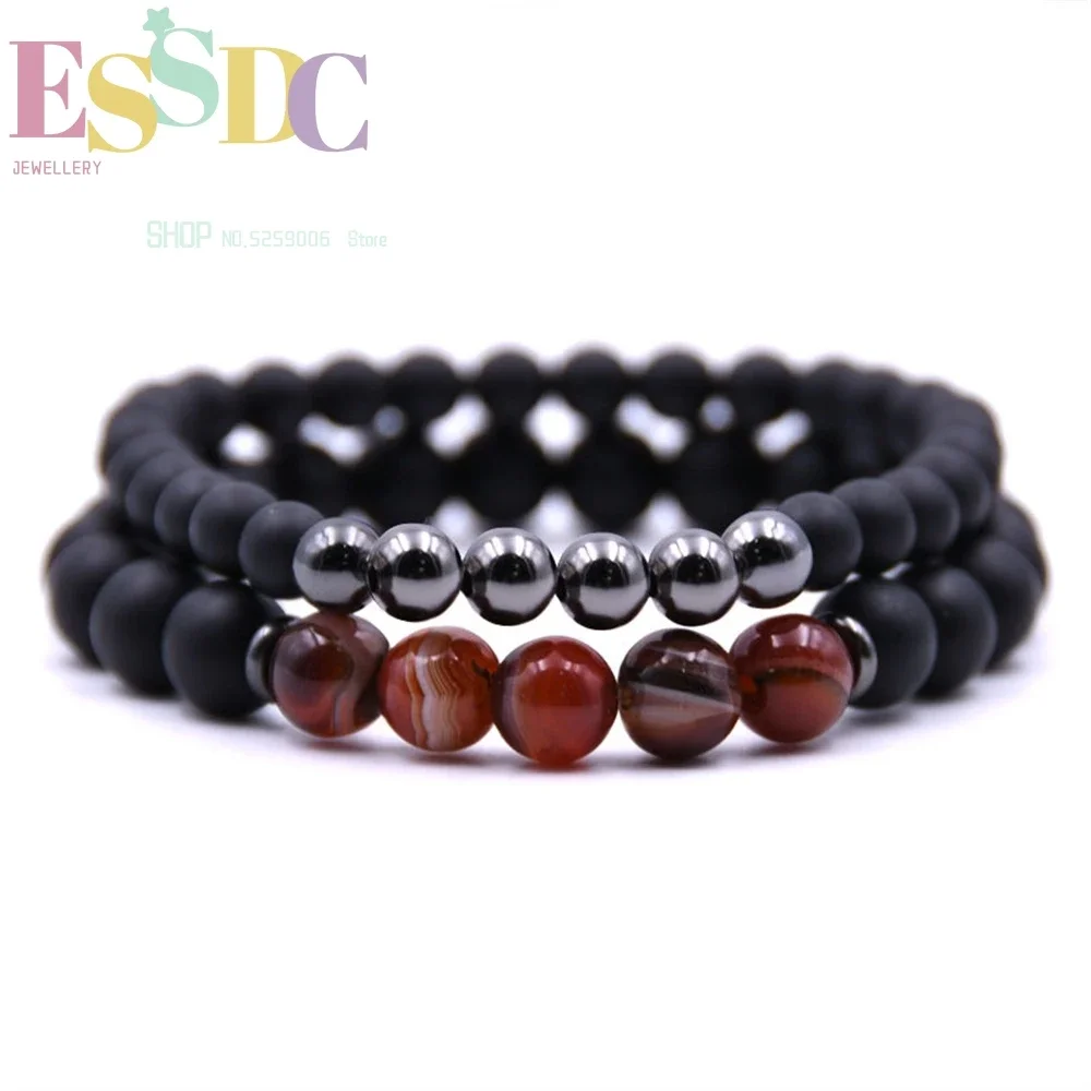 Set Bracelet Black Frosted Buddha Beads Double Layer 6mm 8mm Men's and Women's Fashion Versatile Gift Natural Stone
Set Bracelet Black Frosted Buddha Beads Double Layer 6mm 8mm Men's and Women's Fashion Versatile Gift Natural Stone