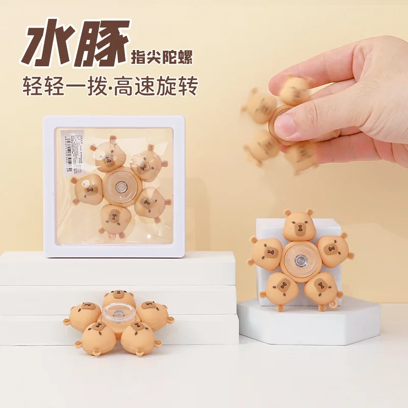 Children Capybara Fidget Spinner Toys for Kids Spinning Top Desk Toy Baby Cartoon Spinners Finger Toy Antistress Hand Spinners
Children Capybara Fidget Spinner Toys for Kids Spinning Top Desk Toy Baby Cartoon Spinners Finger Toy Antistress Hand Spinners