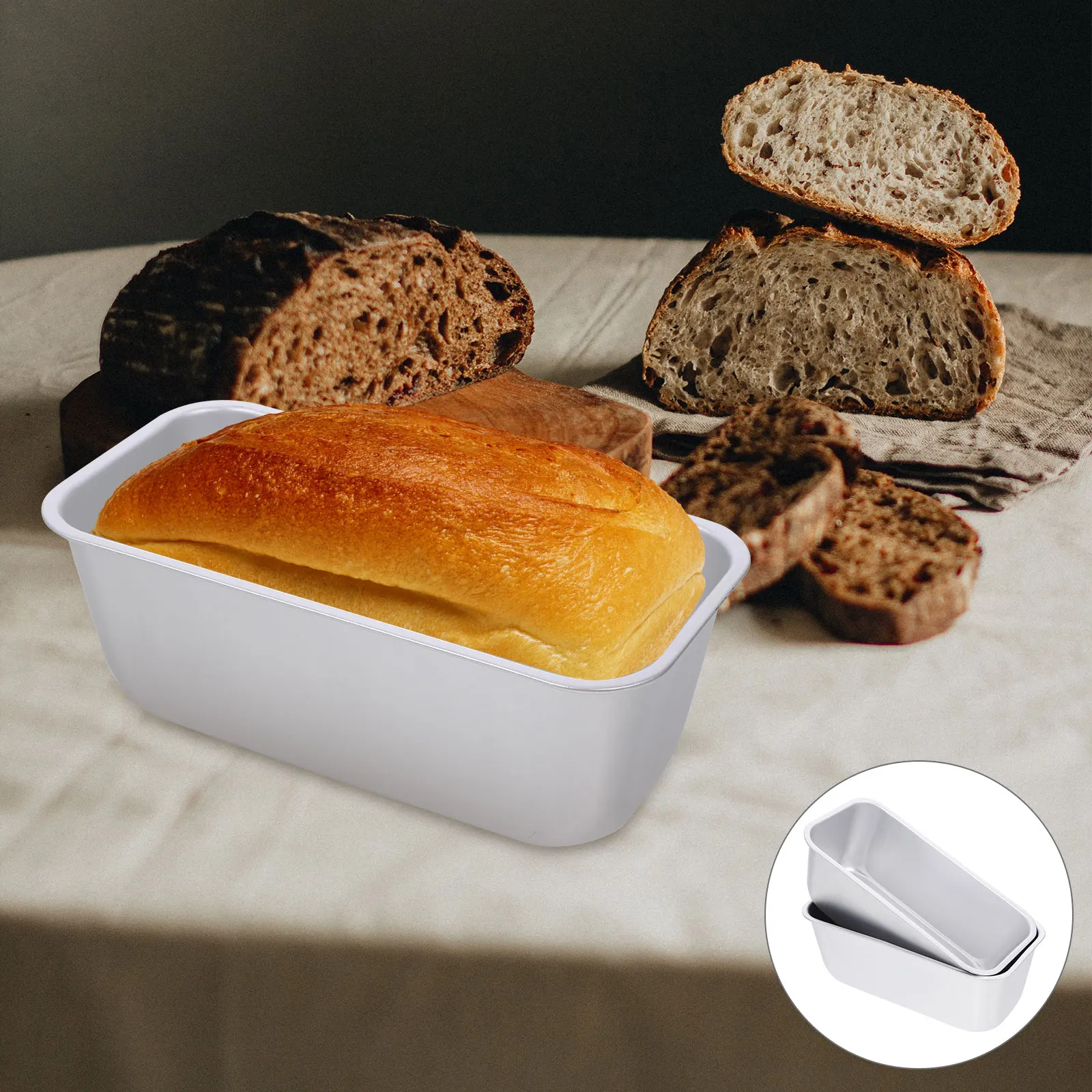 2pcs Cake Toast Box Baking Mold For Home Baking Oven Aluminium Alloy Easy Clean Bread Pan Kitchen Supplies
2pcs Cake Toast Box Baking Mold For Home Baking Oven Aluminium Alloy Easy Clean Bread Pan Kitchen Supplies