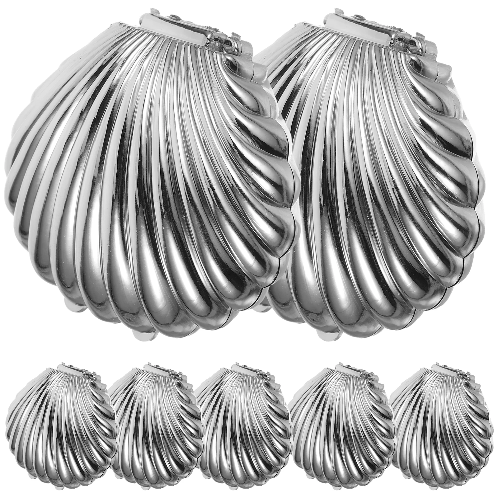10pcs Silver Seashell Candy Boxes Wedding Party Favor Containers Bulk Gift Small Treat Packaging Kitchen Bar Supplies
10pcs Silver Seashell Candy Boxes Wedding Party Favor Containers Bulk Gift Small Treat Packaging Kitchen Bar Supplies