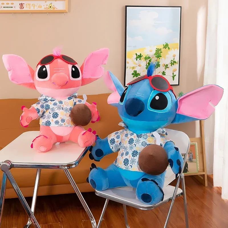 30/45/65 см Disney Lilo and Stitch, большой размер, плюшевая игрушка, аниме, плюшевые куклы Stich, кавайные летние Гавайские ангелы, мягкая кукла, детский подарок
30/45/65 см Disney Lilo and Stitch, большой размер, плюшевая игрушка, аниме, плюшевые куклы Stich, кавайные летние Гавайские ангелы, мягкая кукла, детский подарок