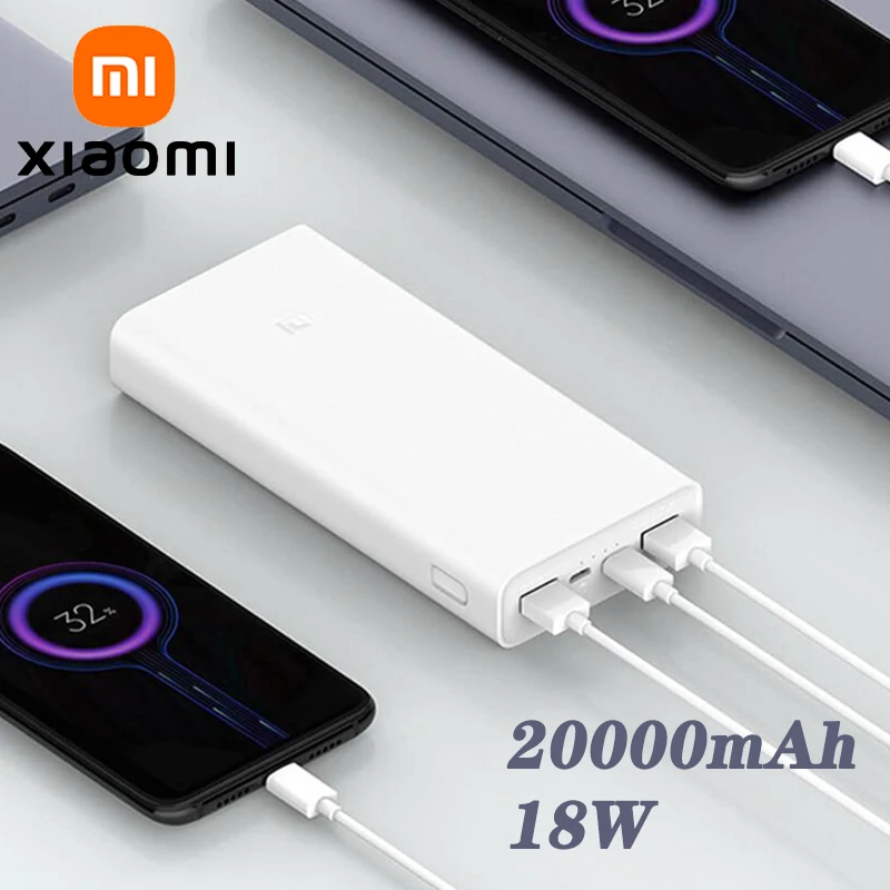 XIAOMI Power Bank 3 20000mAh USB-C 18W Two-Way Fast Charge, Triple Output, High-Capacity Portable Charger for iPhone 15 16 17
XIAOMI Power Bank 3 20000mAh USB-C 18W Two-Way Fast Charge, Triple Output, High-Capacity Portable Charger for iPhone 15 16 17