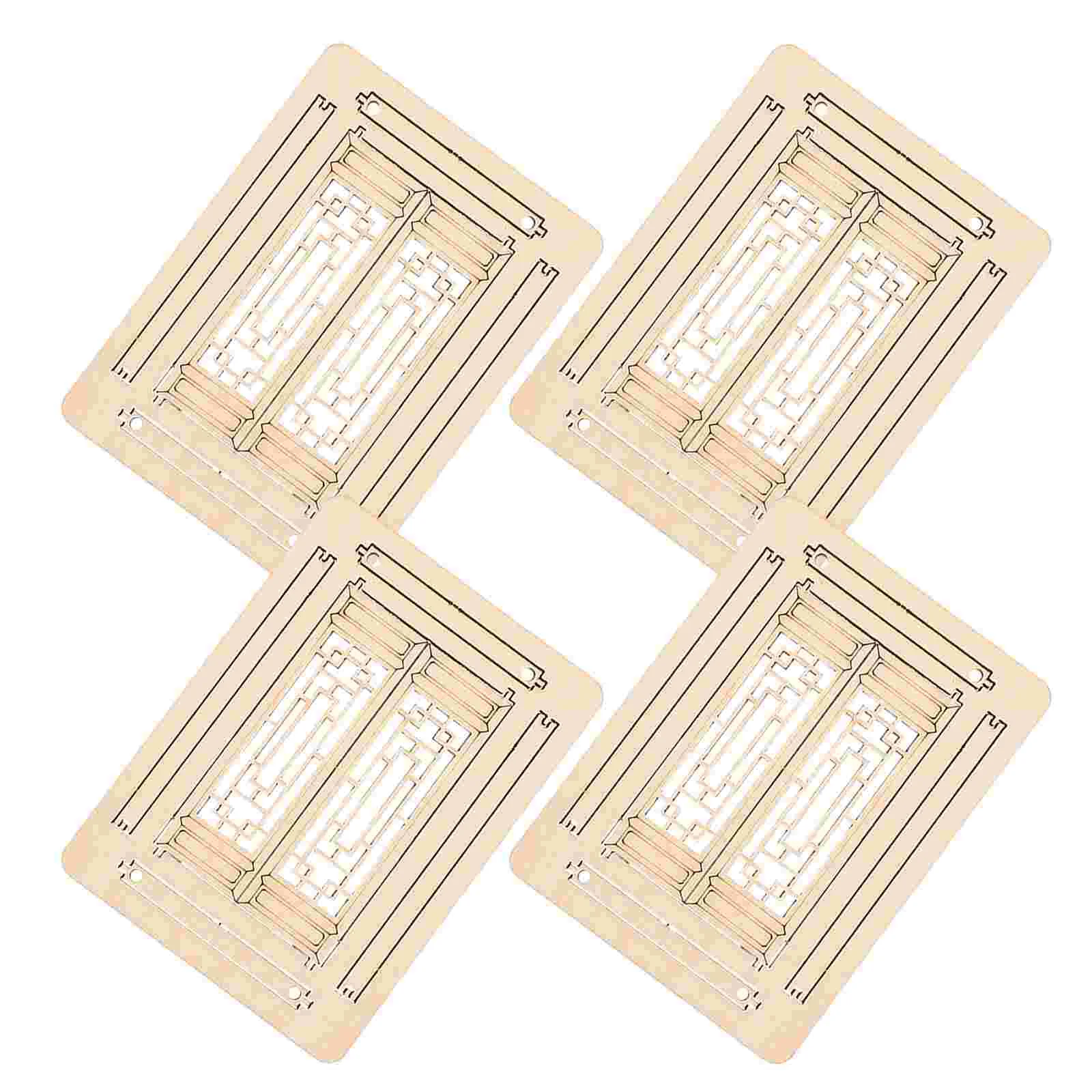 4 Pcs Window Building Model Miniature Accessories Fairy Garden Micro Furniture Wooden Small Ornaments
4 Pcs Window Building Model Miniature Accessories Fairy Garden Micro Furniture Wooden Small Ornaments