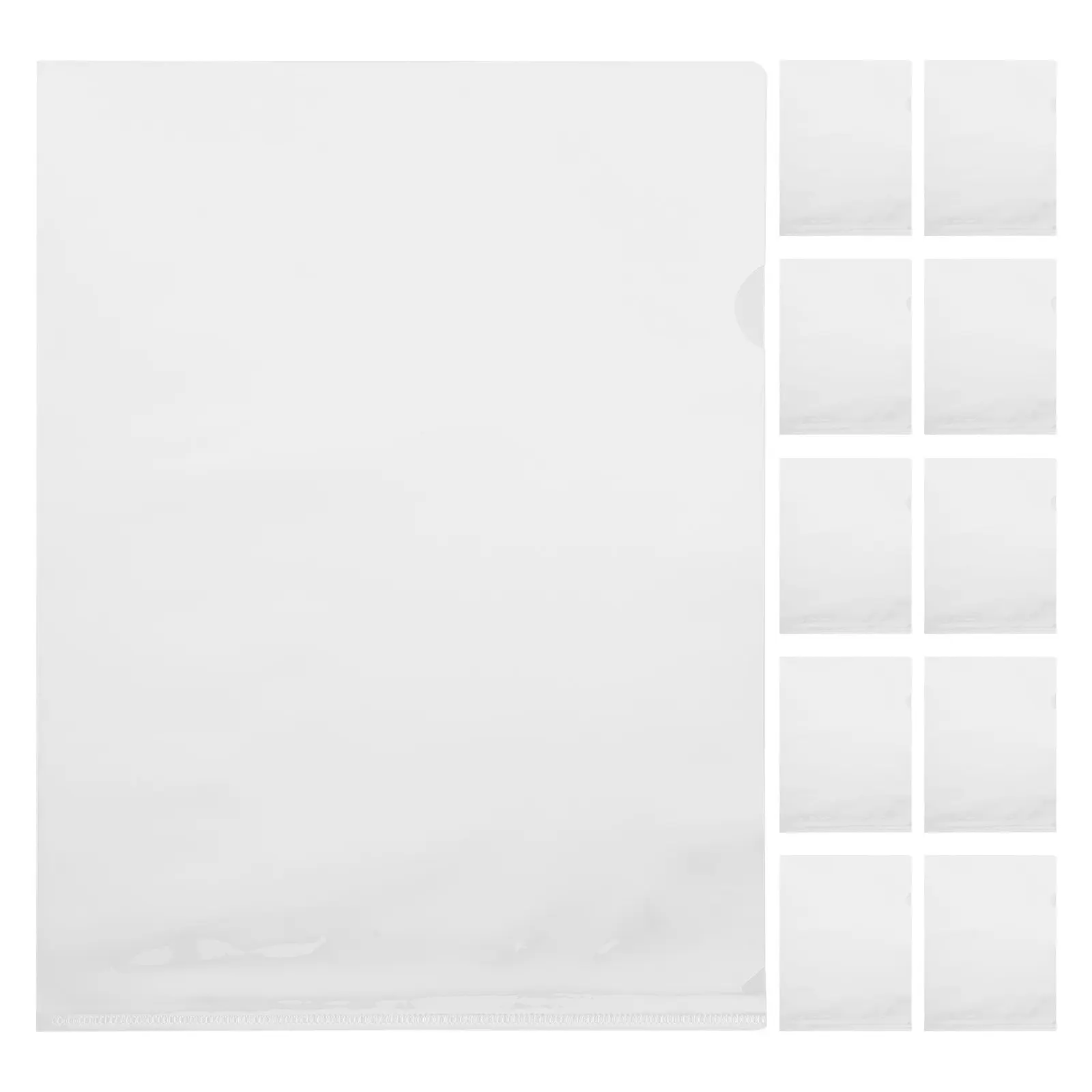 20Pcs Transparent File Folders A4 Clear Page Protectors for Office Home Study Waterproof Document Storage Holders Sleeve Pockets
20Pcs Transparent File Folders A4 Clear Page Protectors for Office Home Study Waterproof Document Storage Holders Sleeve Pockets