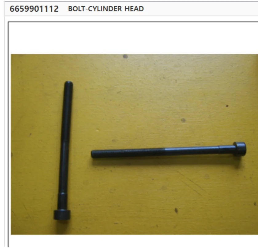 Genuine Cylinder Head Bolt Set1PCS 6659901012 For Ssangyong Actyon Actyon Sports Rexton2.0
Genuine Cylinder Head Bolt Set1PCS 6659901012 For Ssangyong Actyon Actyon Sports Rexton2.0