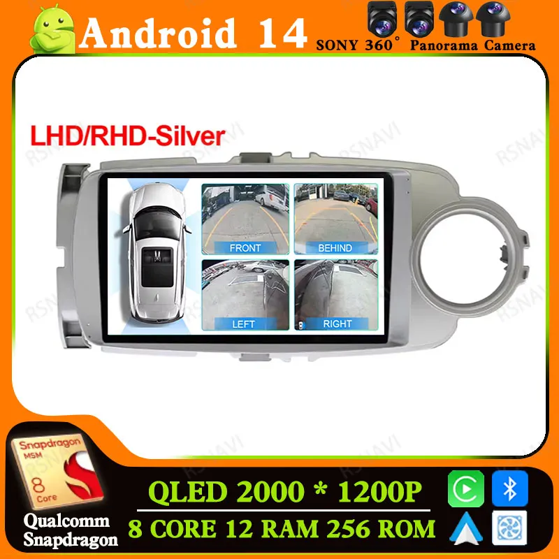 LHD RHD Android 14 Car Radio For Toyota Yaris 2012-2017 2 DIN Stereo Head Unit 4G LTE BT GPS Wireless Carplay Auto 5G WIFI DVD
LHD RHD Android 14 Car Radio For Toyota Yaris 2012-2017 2 DIN Stereo Head Unit 4G LTE BT GPS Wireless Carplay Auto 5G WIFI DVD
