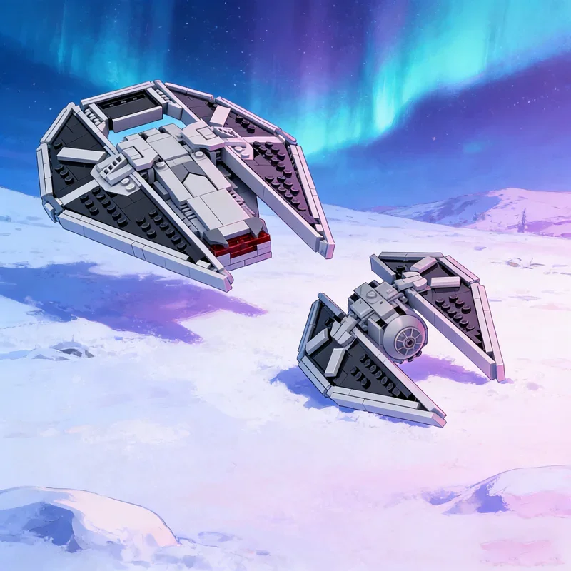 612pcs MOC Star Battle Atmospheric Assault Tie Variant Bundle Model Building Blocks Toys Architecture Christmas Gifts Education
612pcs MOC Star Battle Atmospheric Assault Tie Variant Bundle Model Building Blocks Toys Architecture Christmas Gifts Education
