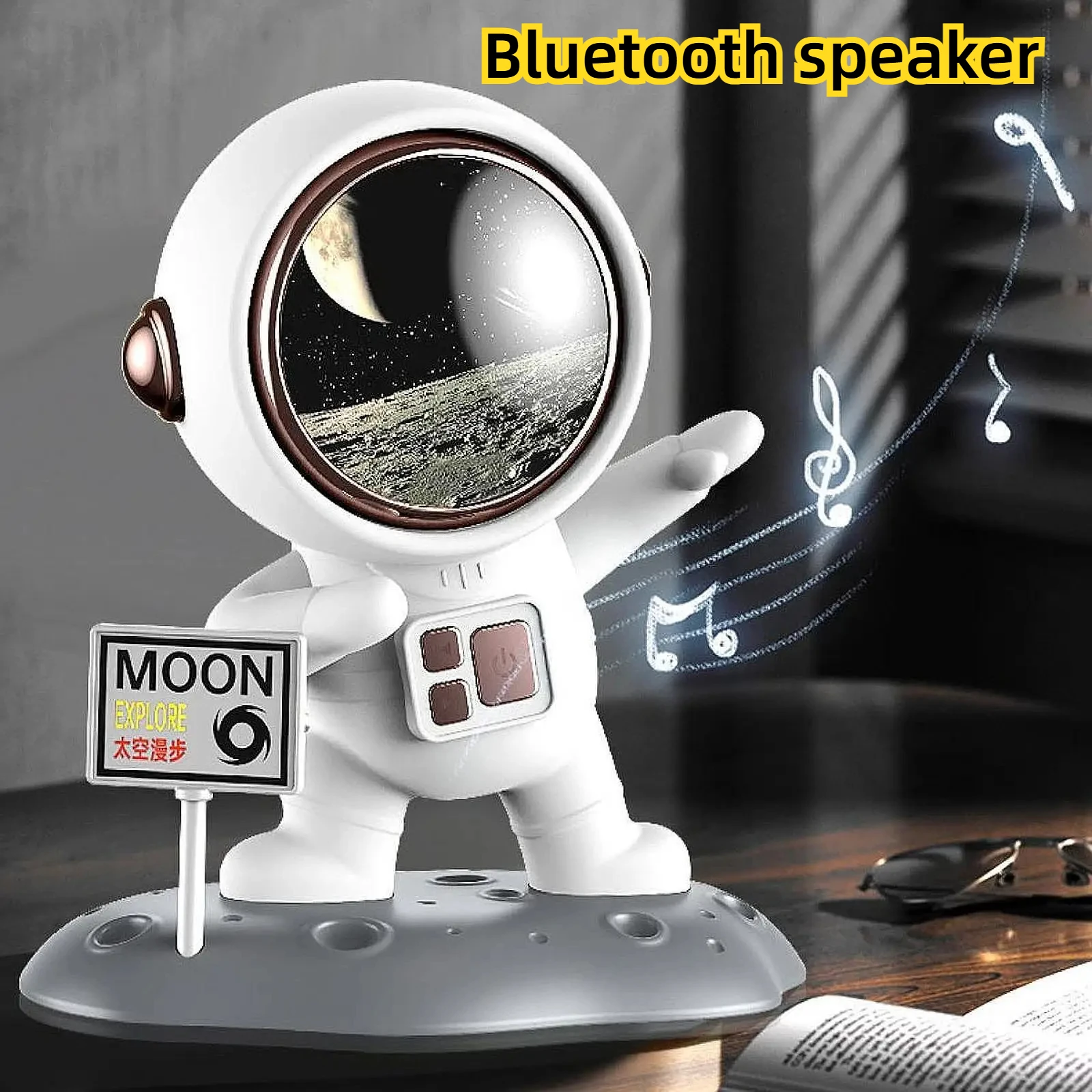 Portable Speaker Bluetooth Wireless Car Audio Astronaut Speaker Subwoofer Bluetooth Speaker Mini Speaker Decoration Stereo Gift
Portable Speaker Bluetooth Wireless Car Audio Astronaut Speaker Subwoofer Bluetooth Speaker Mini Speaker Decoration Stereo Gift